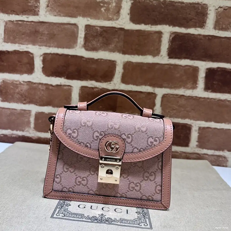Hyper Peter HANDLE MATELASSÉ BAG GG GUCCI TOP SMALL 0517